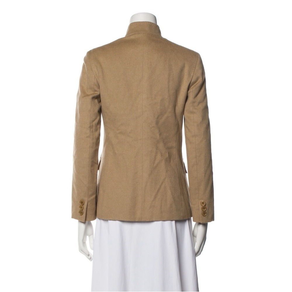 Vintage Max Mara Made in Italy Camel Hair Jacket Tan Women EU 42 US 6 Tan Blazer - Picture 3 of 12